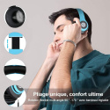 Słuchawki bezprzewodowe nauszne PRTUKYT 8S BLUETOOTH 5.0 FM niebieski