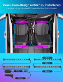 Paski LED Ledy Govee H6114 WNĘTRZA AUTA Taśma kabiny samochodu oświetlenie