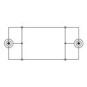 Kabel audio jack/jack 3,5mm Speaka biały 1,8m Kabel audio jack/jack 3,5mm Speaka biały 1,8m