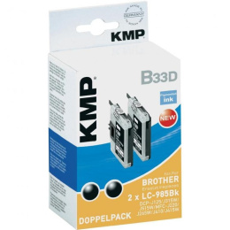Tusz KMP B33D-Brother LC-985BK,zamiennik,2x czarny