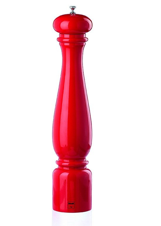 Młynek do soli drewniany BISETTI LAKIEROWANY 41cm Młynek do soli drewniany BISETTI LAKIEROWANY 41cm