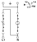 Ogranicznik przepięć typ 2 - VAL-MS 230/1+1-FM