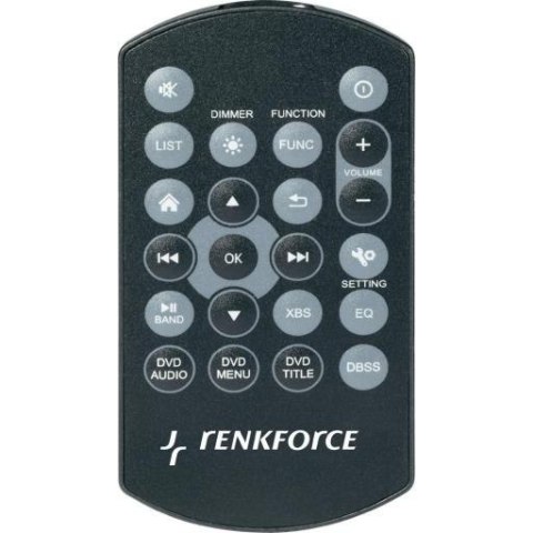 Panel LCD odtwarzacz DVD Renkforce GI700BR RADIO Panel LCD odtwarzacz DVD Renkforce GI700BR RADIO
