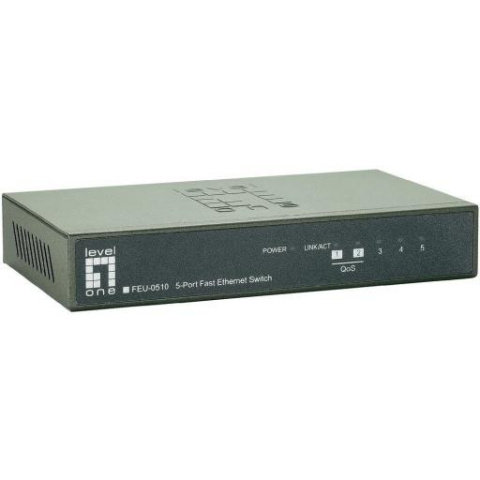 5-portowy Ethernet Switch LevelOne FEU-0510 5-portowy Ethernet Switch LevelOne FEU-0510