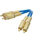 Kabel przewód cinch 2 x RCA / 2 x RCA SPEAKA 2,5m Kabel przewód cinch 2 x RCA / 2 x RCA SPEAKA 2,5m