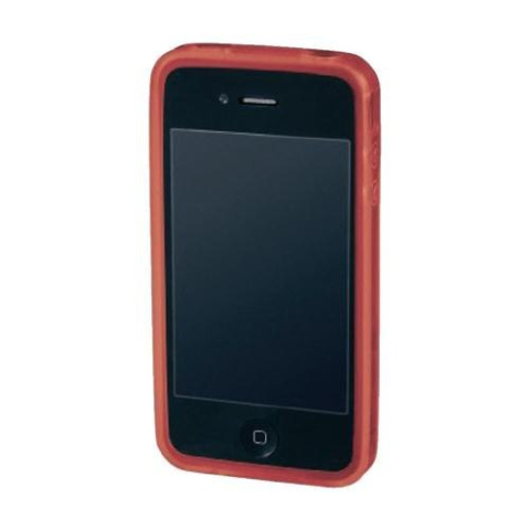 Hama iPhone 4 silikonowy czerwony pokrowiec Apple