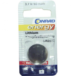 Akumulator guzikowy litowy Conrad Energy LIR2430