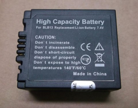 Akumulator zamiennik BLB13 7,2 V 1000 mAh Akumulator zamiennik BLB13 7,2 V 1000 mAh