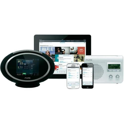 Pure Jongo Wifi z Bluetooth Głośniki biało-czarne Pure Jongo Wifi z Bluetooth Głośniki biało-czarne