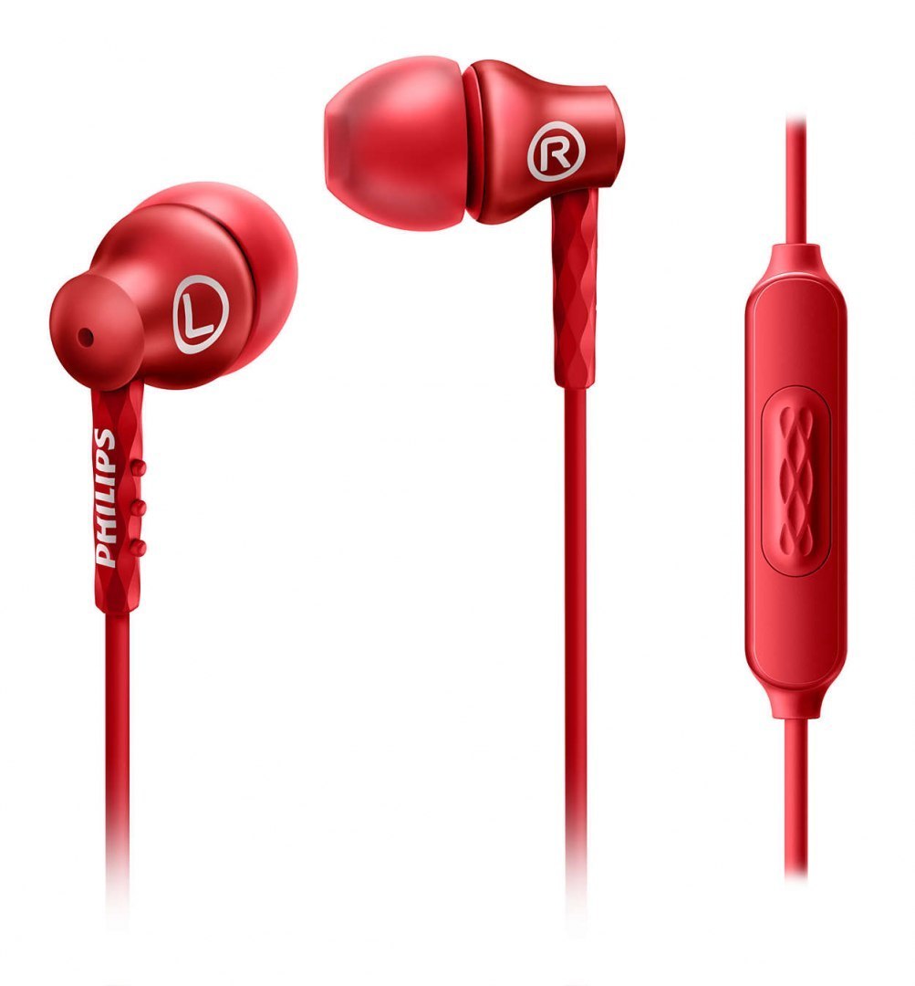 Słuchawki Dokanałowe Douszne Philips SHE8105 RD Słuchawki Dokanałowe Douszne Philips SHE8105 RD