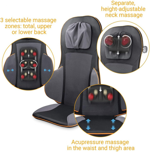 Mata masująca MEDISANA MC 825 shiatsu masażer pilot Mata masująca MEDISANA MC 825 shiatsu masażer pilot