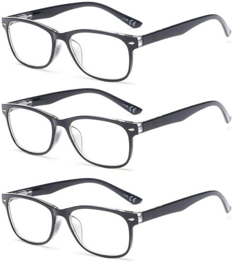 SUERTREE blokujące niebieskie światło 3X okulary +1,5