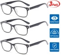 SUERTREE blokujące niebieskie światło 3X okulary +1,5