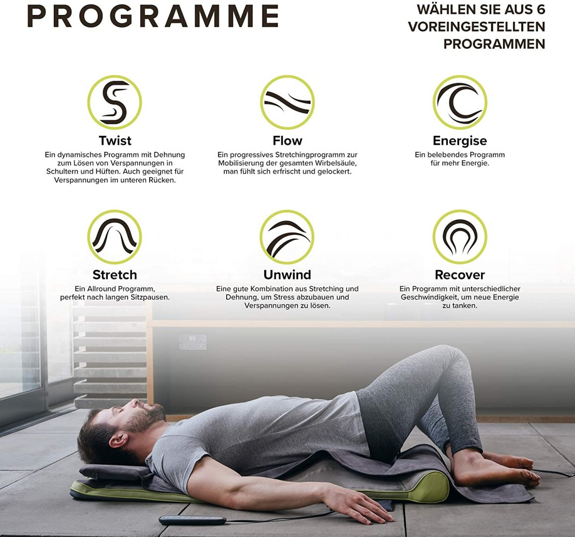 Mata masująca do yogi Homedics YMM-2000 Stretch+ Mata masująca do yogi Homedics YMM-2000 Stretch+