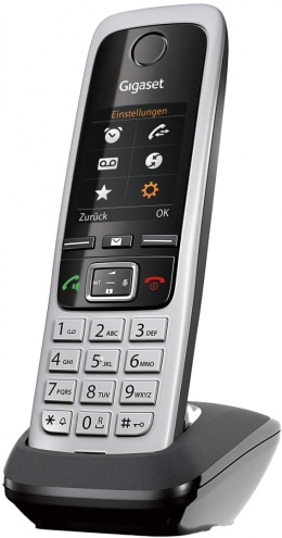 Gigaset C430HX słuchawka DECT z identyfikacją numeru czarno-srebrna