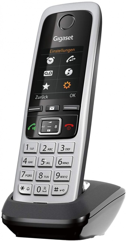 Gigaset C430HX słuchawka DECT z identyfikacją numeru czarno-srebrna Gigaset C430HX słuchawka DECT z identyfikacją numeru czarno-srebrna