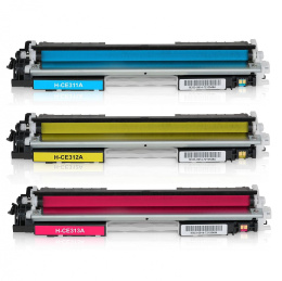 3 tonery Kineco zgodne z HP Color LaserJet Pro