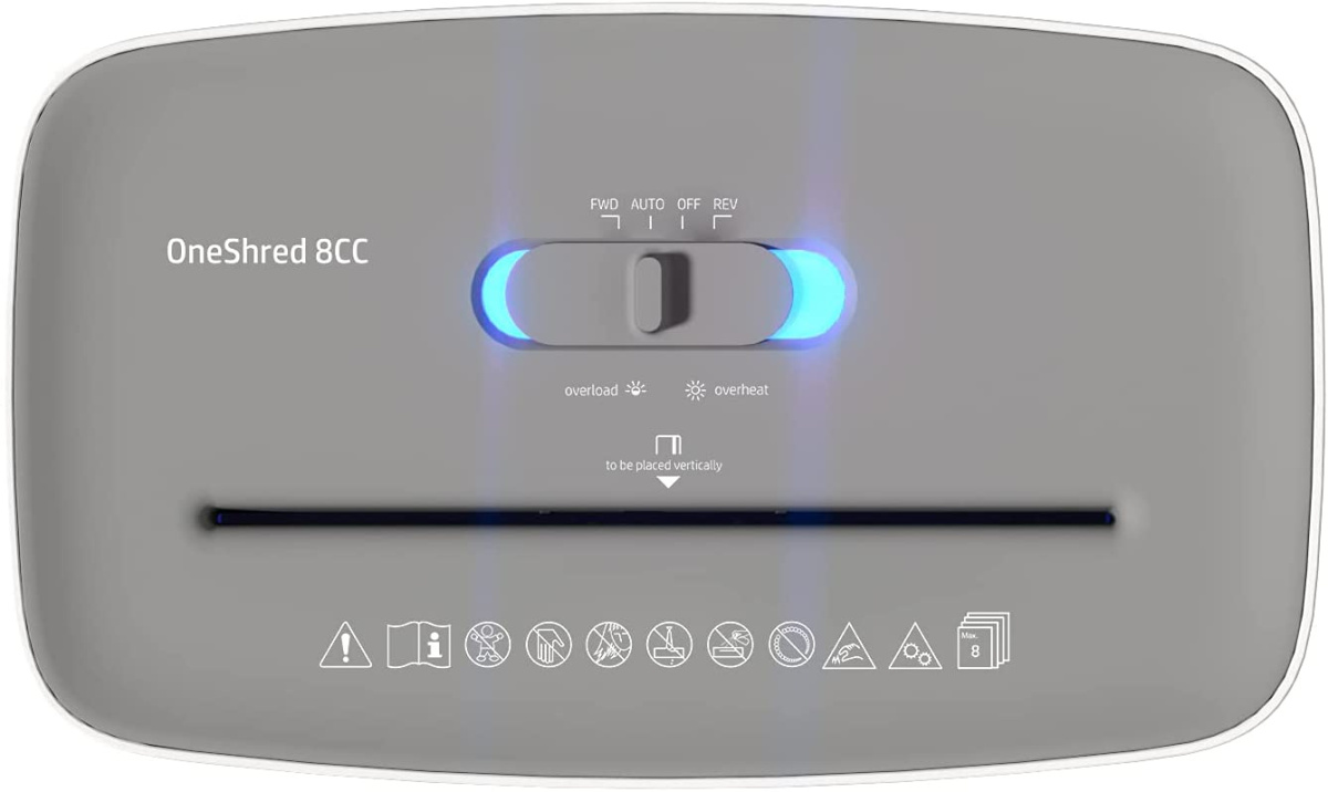 Niszczarka dokumentów HP ONESHRED 8CC P-4 15l Niszczarka dokumentów HP ONESHRED 8CC P-4 15l