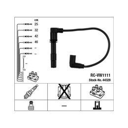 Przewody zapłonowe zestaw NGK 44328