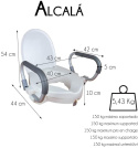 Deska toaletowa dla seniorów Mobiclinic Alcala