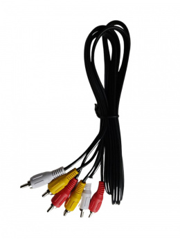 Kabel przewód AV 3 cinch / 3 cinch 1,5m