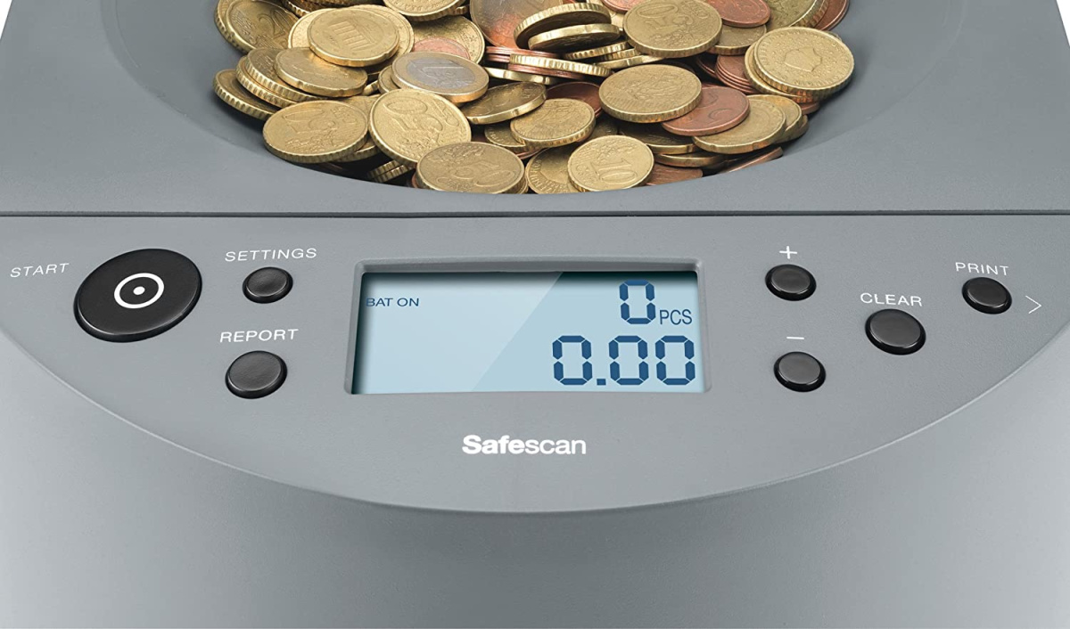 Liczarka sorter monet Safescan 1450 EUR Liczarka sorter monet Safescan 1450 EUR