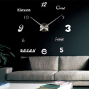 Zegar ścienny ZEGAR srebrny 60-120cm DIY JM-11