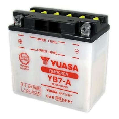 Akumulator motocyklowy Yuasa YB7-A 12V 8Ah Akumulator motocyklowy Yuasa YB7-A 12V 8Ah