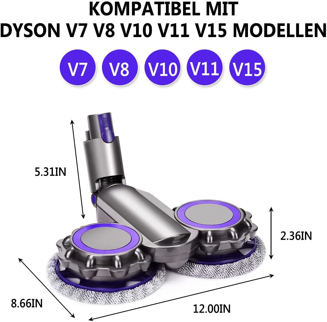 Mop polerka akcesorium do Dyson V7 8 10 11 MoPei