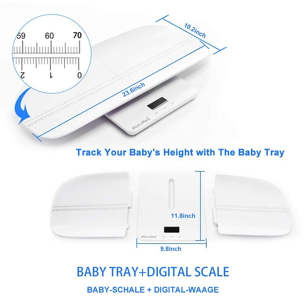 Cyfrowa waga łazienkowa MomMed niemowlęca 100kg