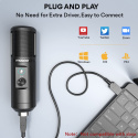 Mikrofon studyjny Maono AU-PM421 pojemnościowy USB