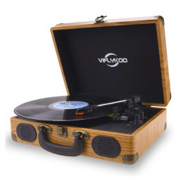 Gramofon VIFLYKOO 0525CPJYG Bluetooth USB RCA AUX