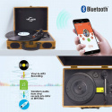 Gramofon VIFLYKOO 0525CPJYG Bluetooth USB RCA AUX Gramofon VIFLYKOO 0525CPJYG Bluetooth USB RCA AUX