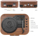 Gramofon VOKSUN S300 Bluetooth USB RCA AUX