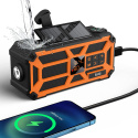 Przenośne radio solarne Raddy SW5 IPX5 5000 mAh Przenośne radio solarne Raddy SW5 IPX5 5000 mAh