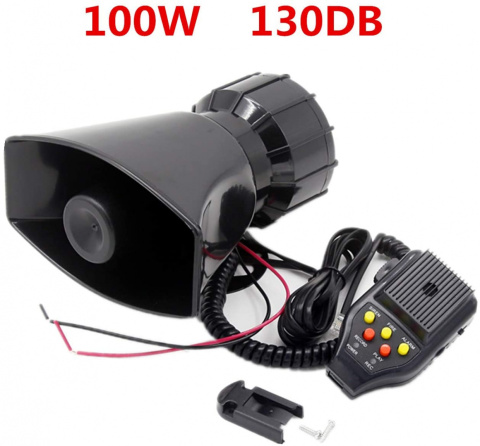 Syerna alarm YIYIDA wzmacniacz awaryjny hooter 12V Syerna alarm YIYIDA wzmacniacz awaryjny hooter 12V