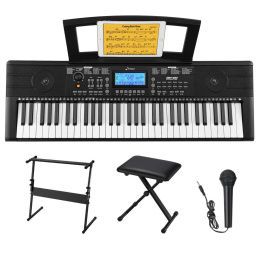 Keyboard DONNER DEK-610 61 klaw. organy zestaw!