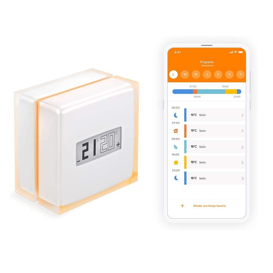 Termostat pokojowy Netatmo NTH01-EN-EU-C Termostat pokojowy Netatmo NTH01-EN-EU-C