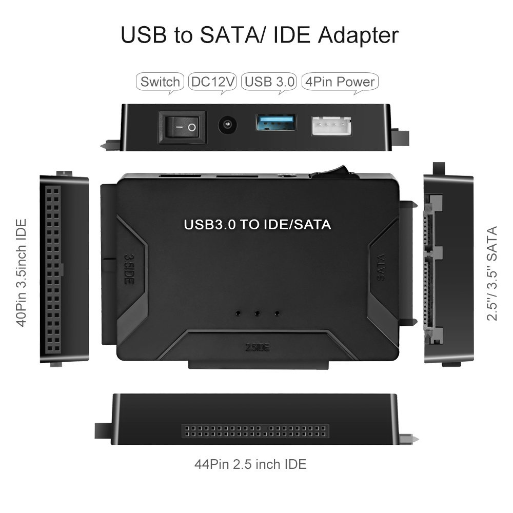 Adapter konwerter POSUGEAR IDE SATA USB 3.0 Adapter konwerter POSUGEAR IDE SATA USB 3.0