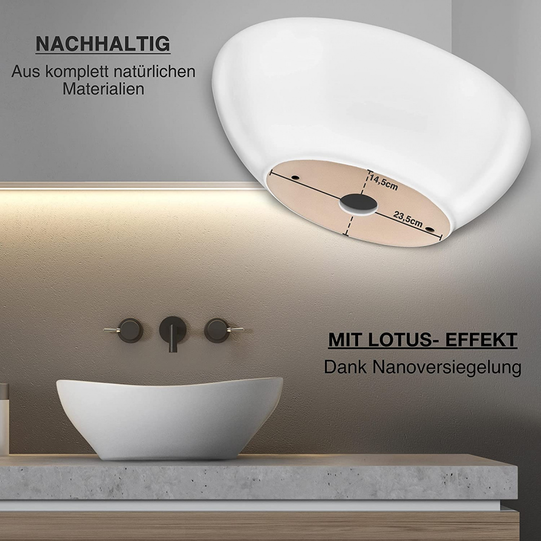 Umywalka ceramiczna VMbathrooms owalna 41x33cm