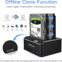 Stacja dokująca RSHTECH SATA 2X USB 3.0 16TB Stacja dokująca RSHTECH SATA 2X USB 3.0 16TB