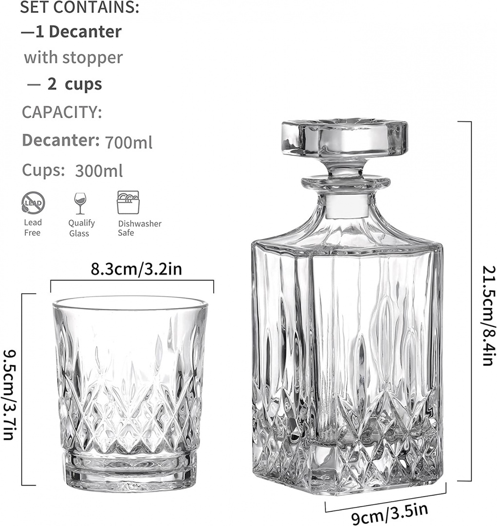 Amisglass BUTELKA KARAFKA SZKLANKI Amisglass BUTELKA KARAFKA SZKLANKI