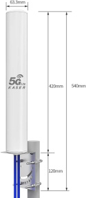 Antena KASER 5G 4G LTE 698-2700 3300-3800 MHz Antena KASER 5G 4G LTE 698-2700 3300-3800 MHz