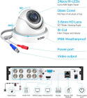Komplet monitoringu ZOSI FullHD rejestrator DVR