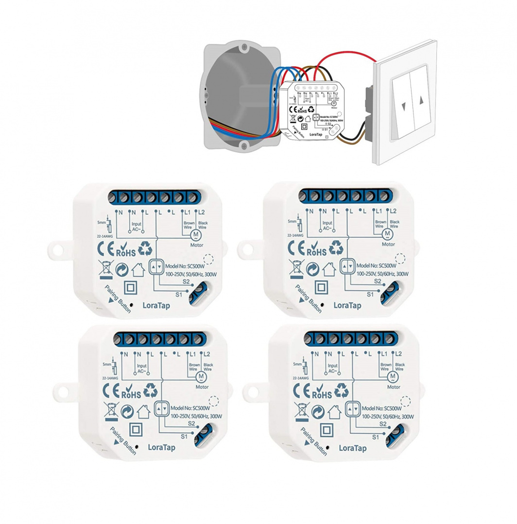 Inteligentny przełącznik rolet moduł wifi Inteligentny przełącznik rolet moduł wifi