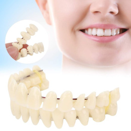 10 x zestaw proteza żywiczna sztuczne zęby model
