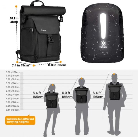 TARION plecak na aparat SP-01-czarny TORBA LAPTOP TARION plecak na aparat SP-01-czarny TORBA LAPTOP