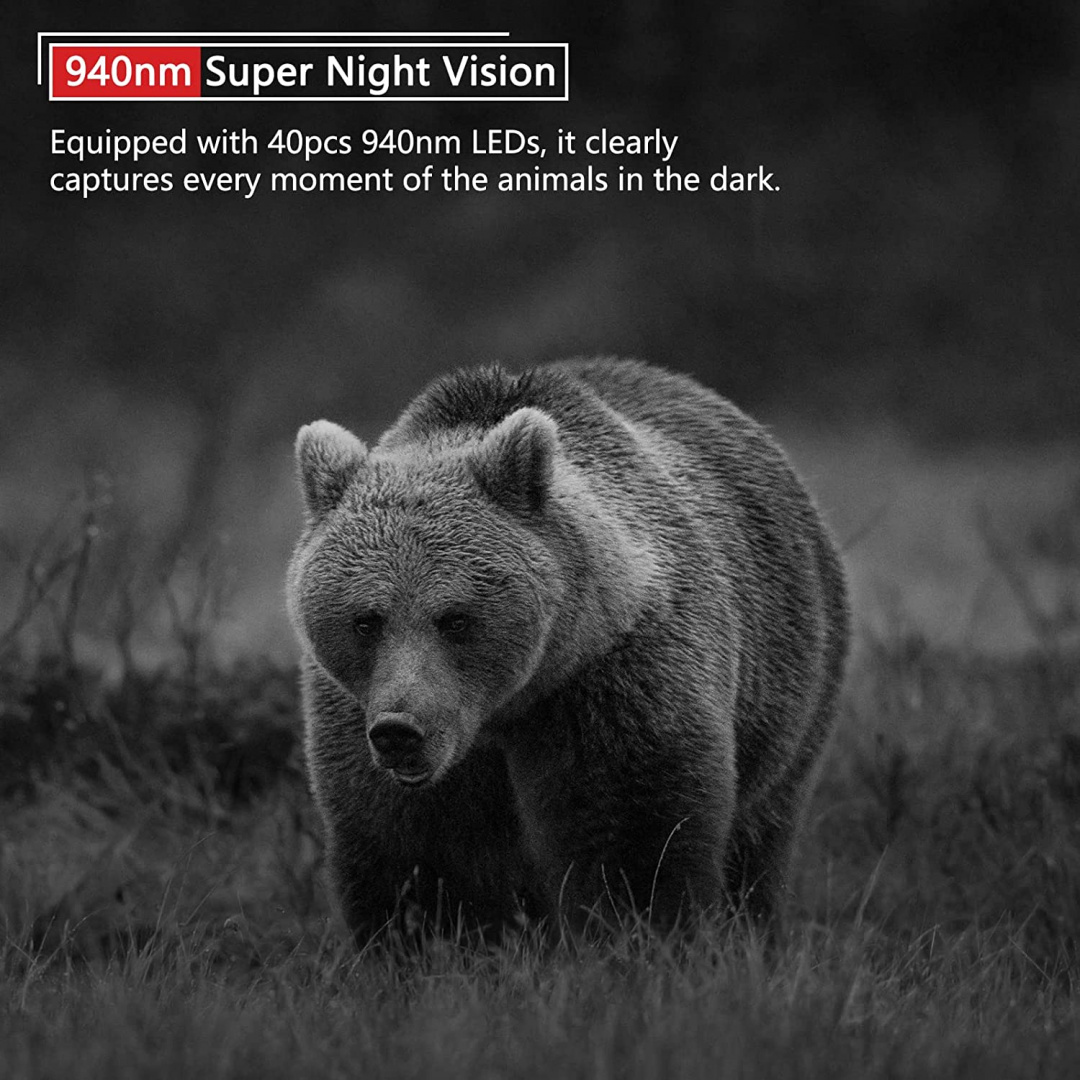 VANBAR Kamera Leśna 32MP 1080P FOTOPUŁAPKA IR 32GB VANBAR Kamera Leśna 32MP 1080P FOTOPUŁAPKA IR 32GB