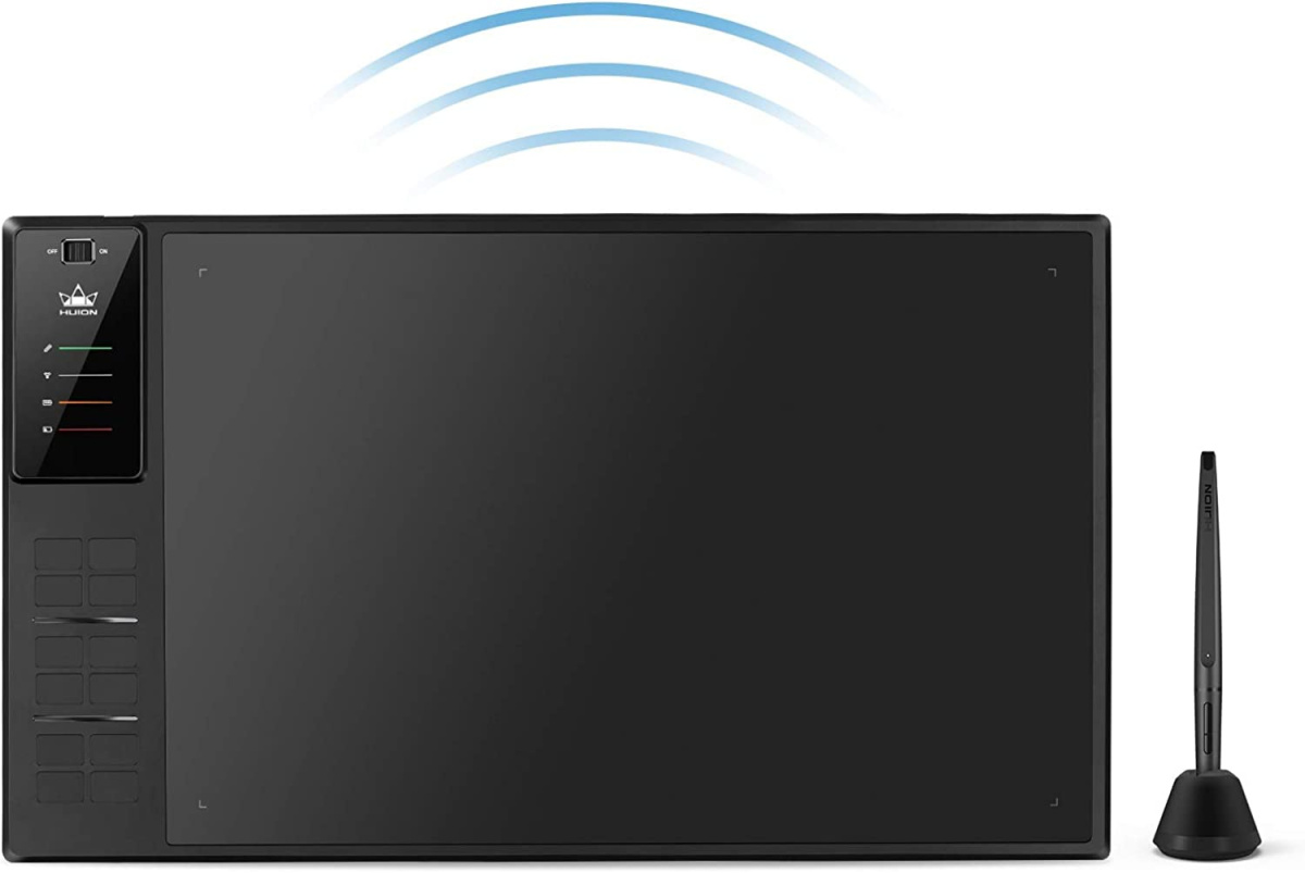 Tablet graficzny bezprzewodowy HUION WH1409 pióro