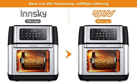 FRYTKOWNICA NA GORĄCE POWIETRZE 10L 1500W LED FRYTKOWNICA NA GORĄCE POWIETRZE 10L 1500W LED